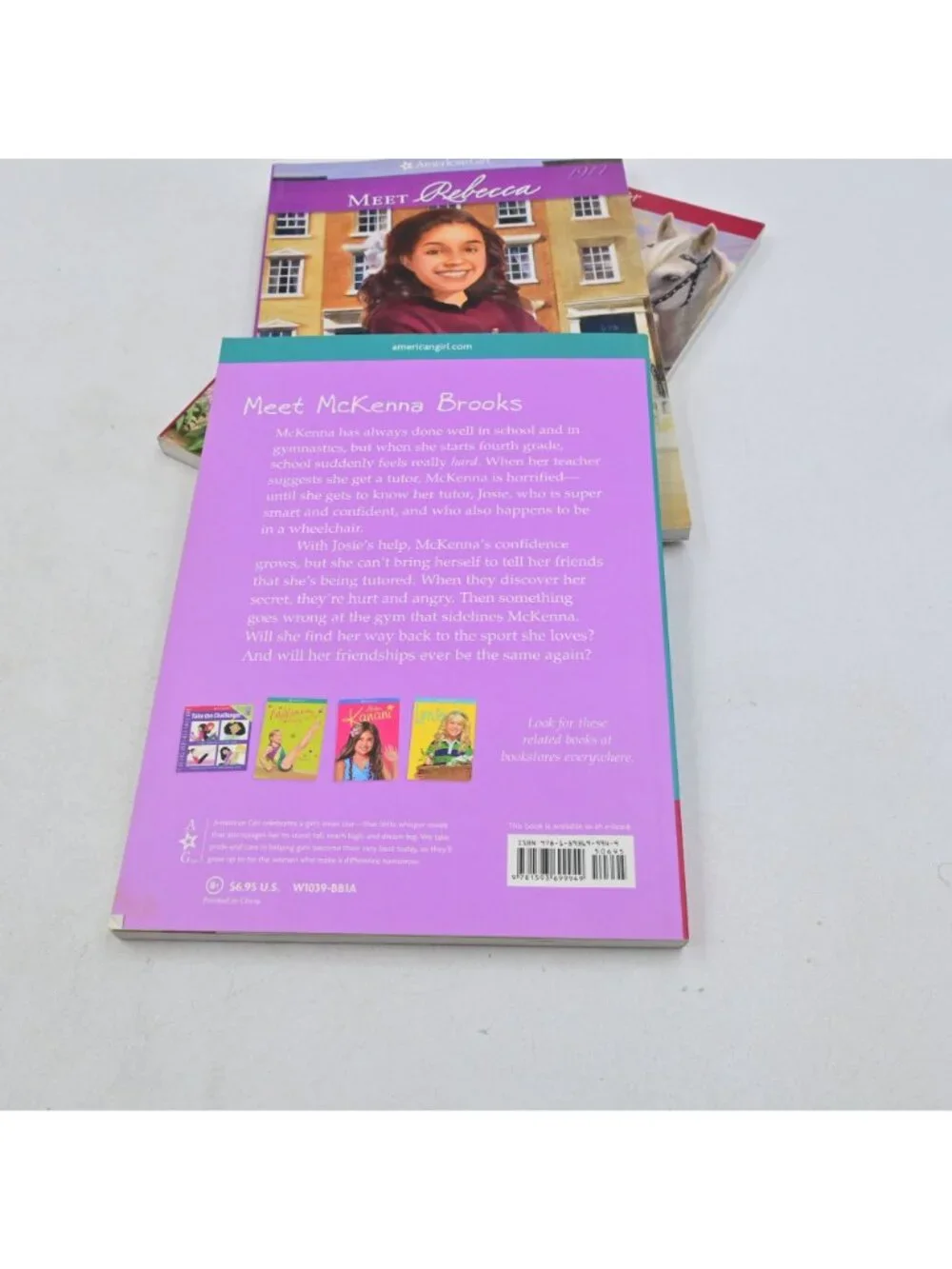American Girl Book Set Of 4 Kit McKenna Rebecca Saige Story Paperback Collection